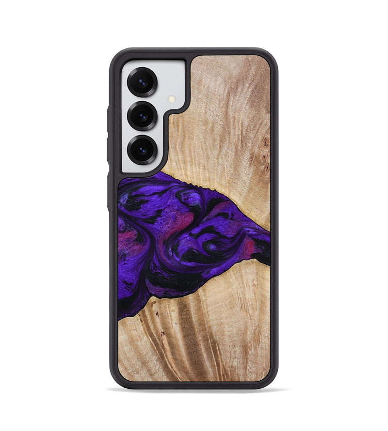 Galaxy S25 Wood Phone Case - Leora (Purple, 803770)