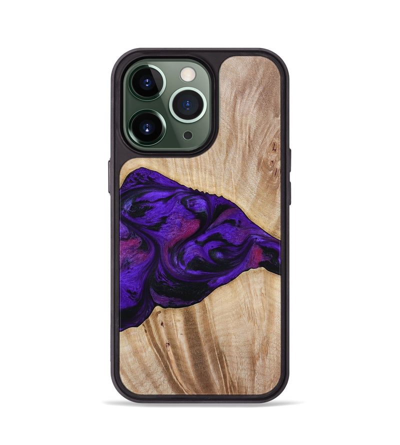 iPhone 13 Pro Wood Phone Case - Leora (Purple, 803770)
