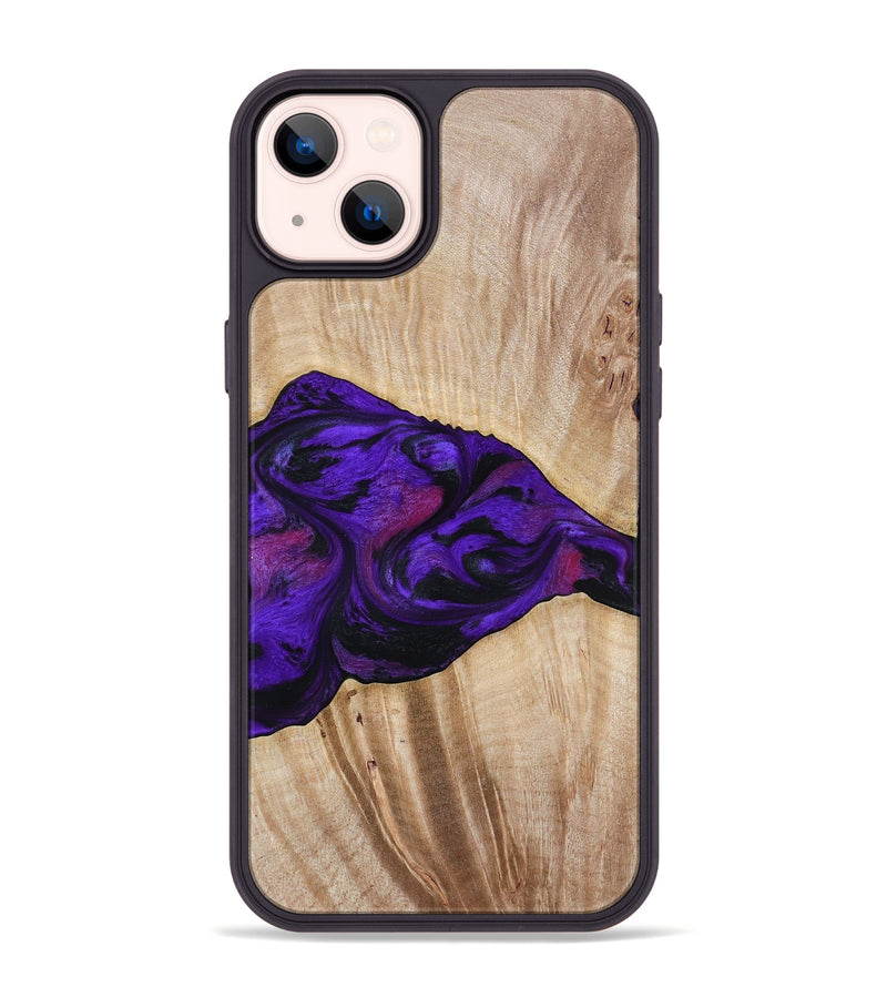 iPhone 14 Plus Wood Phone Case - Leora (Purple, 803770)