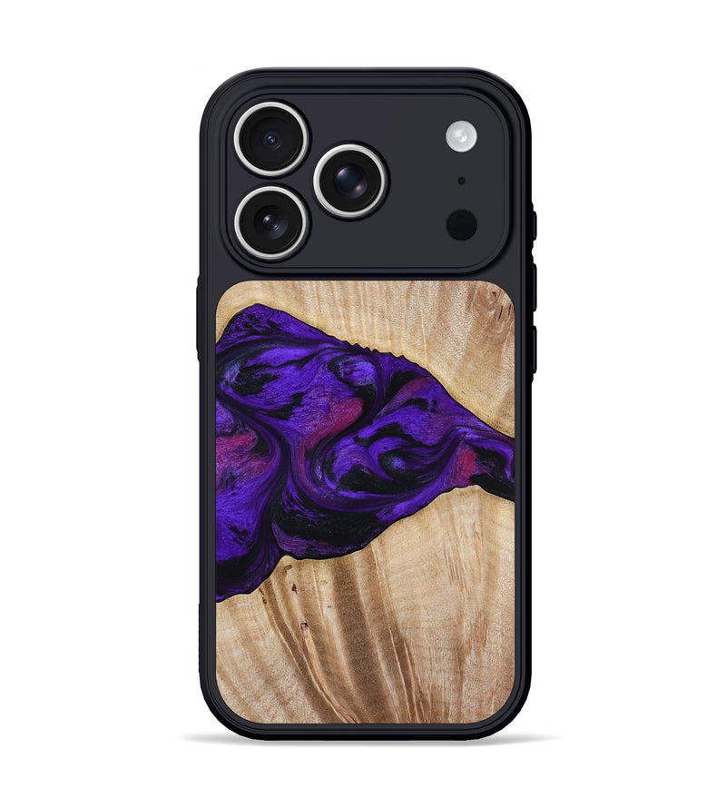 iPhone 17 Pro Wood Phone Case - Leora (Purple, 803770)