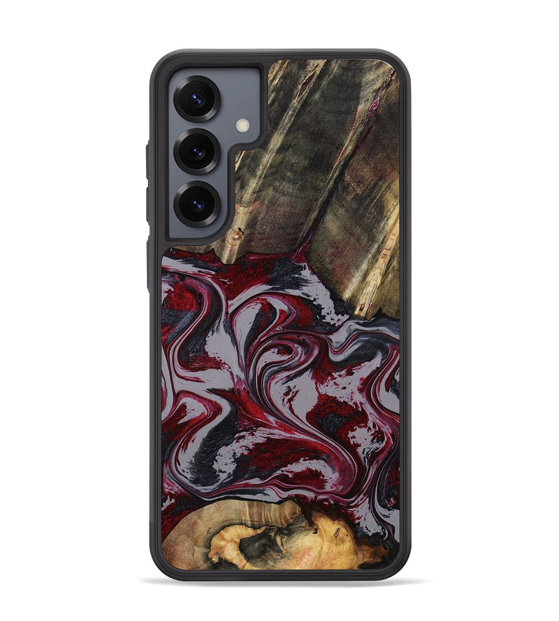 Galaxy S25 Plus Wood Phone Case - Shanda (Red, 803775)
