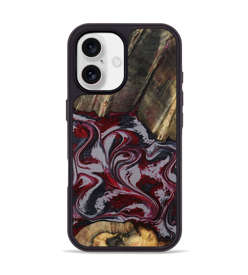 iPhone 17 Wood Phone Case - Shanda (Red, 803775)