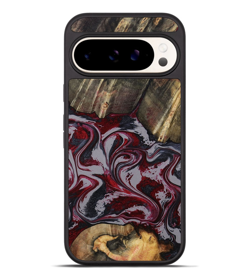 Pixel 9 Pro XL Wood Phone Case - Shanda (Red, 803775)