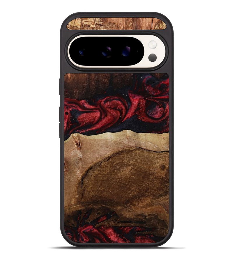 Pixel 10 Pro XL Wood Phone Case - Chaim (Red, 803776)