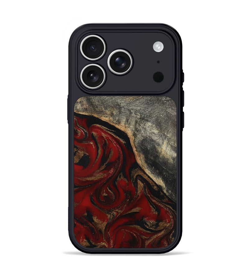 iPhone 17 Pro Wood Phone Case - Edythe (Red, 803778)