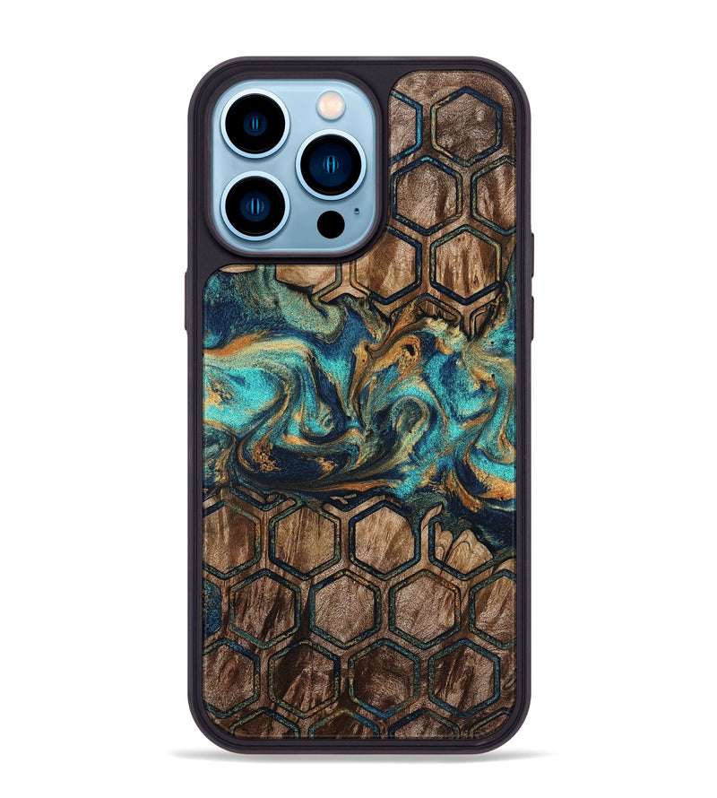 iPhone 14 Pro Max Wood Phone Case - Breonna (Pattern, 803779)