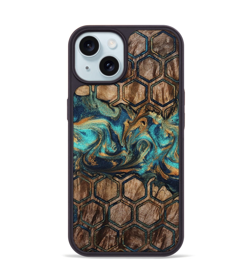 iPhone 15 Wood Phone Case - Breonna (Pattern, 803779)