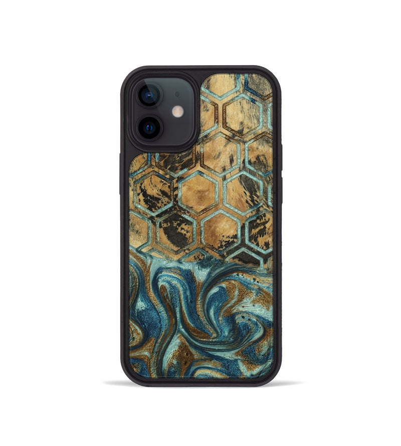 iPhone 12 mini Wood Phone Case - West (Pattern, 803782)