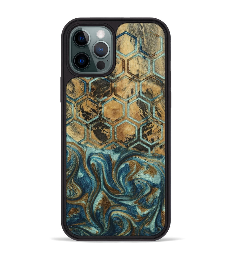 iPhone 12 Pro Max Wood Phone Case - West (Pattern, 803782)