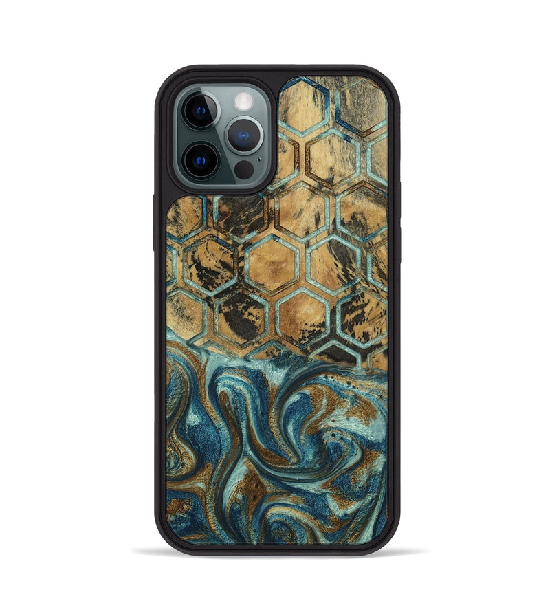 iPhone 12 Pro Wood Phone Case - West (Pattern, 803782)