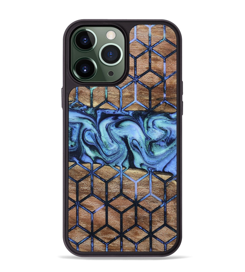iPhone 13 Pro Max Wood Phone Case - Ilene (Pattern, 803800)