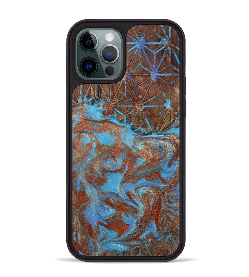 iPhone 12 Pro Max Wood Phone Case - Latrice (Pattern, 803807)