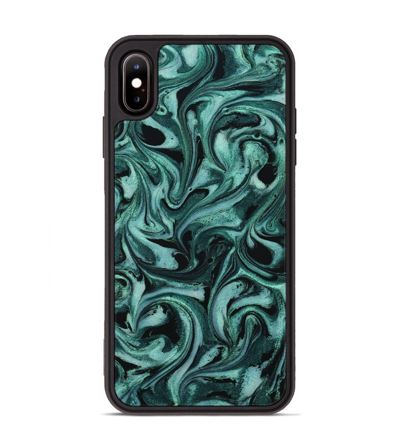 iPhone Xs Max ResinArt Phone Case - Zona (Green, 803817)