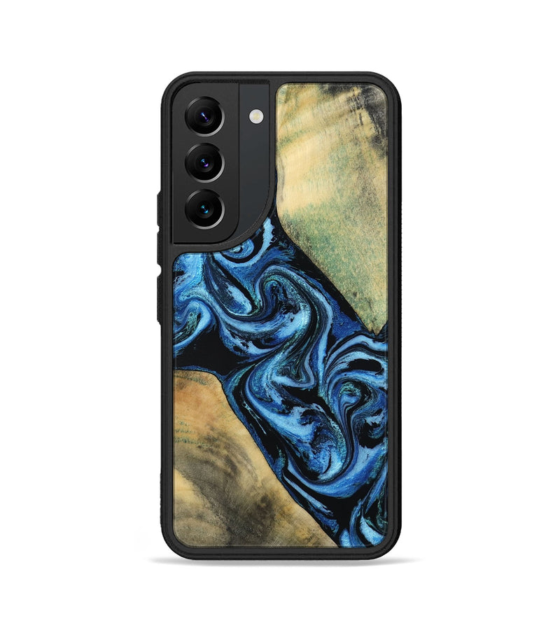 Galaxy S22 Wood Phone Case - Marni (Blue, 803831)