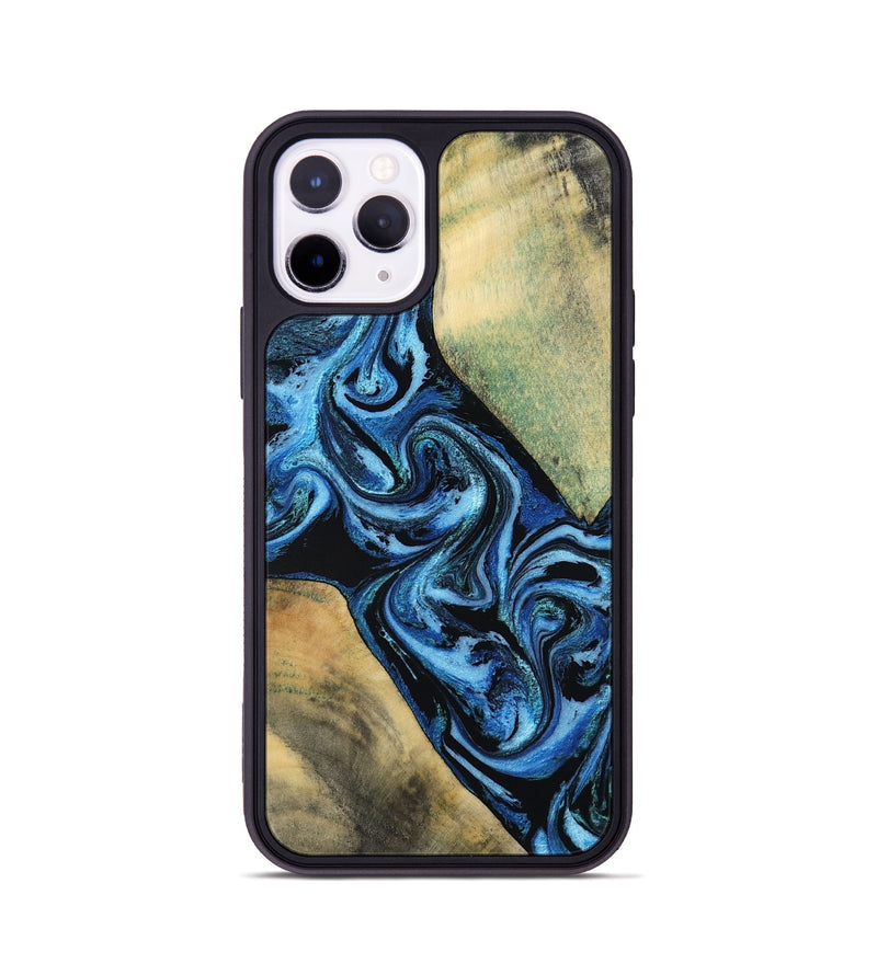 iPhone 11 Pro Wood Phone Case - Marni (Blue, 803831)