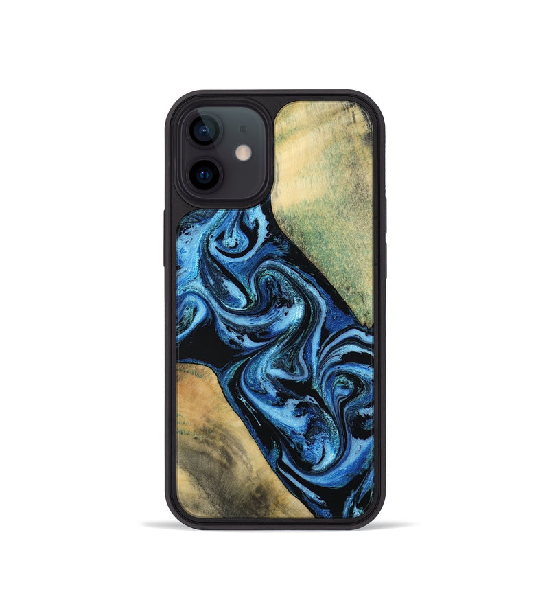 iPhone 12 mini Wood Phone Case - Marni (Blue, 803831)