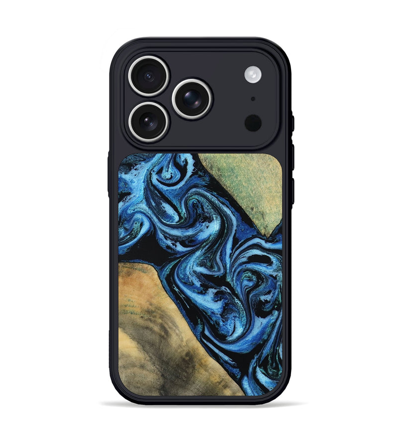 iPhone 17 Pro Wood Phone Case - Marni (Blue, 803831)