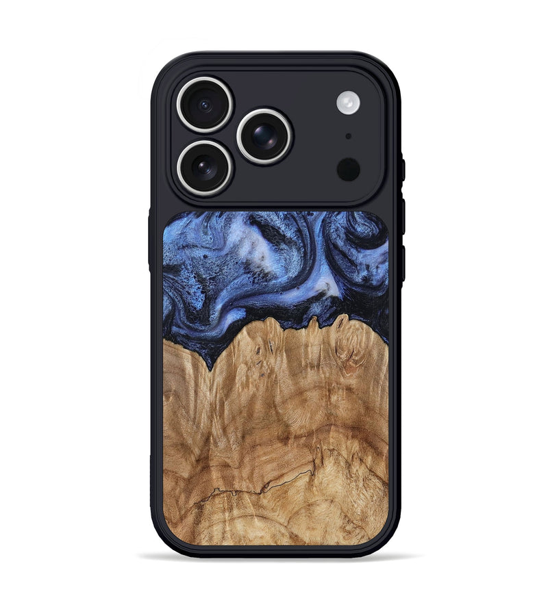 iPhone 17 Pro Wood Phone Case - Alexa (Blue, 803842)