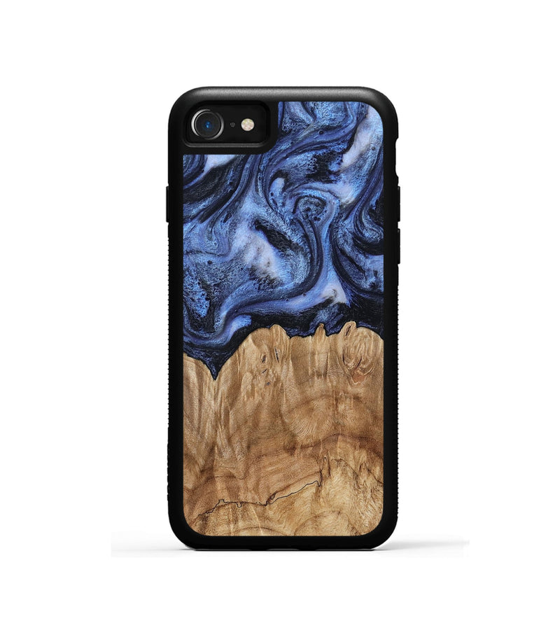 iPhone SE Wood Phone Case - Alexa (Blue, 803842)