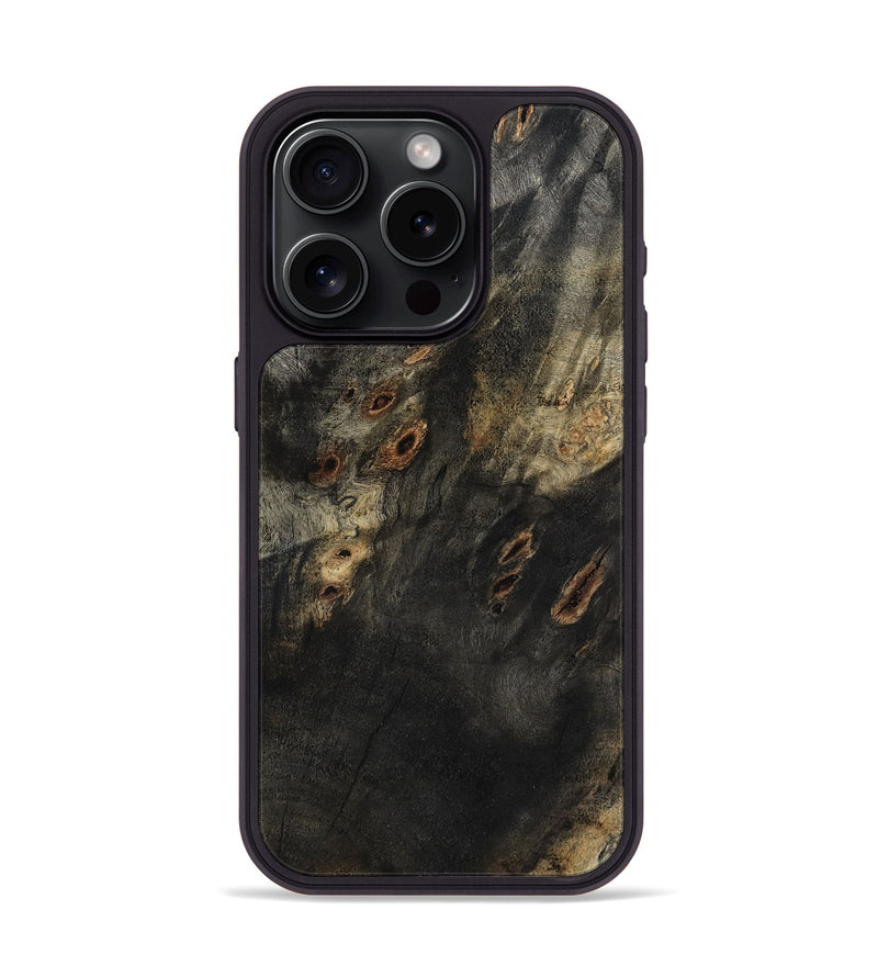 iPhone 15 Pro Wood Phone Case - Dillion (Wood Burl, 803850)