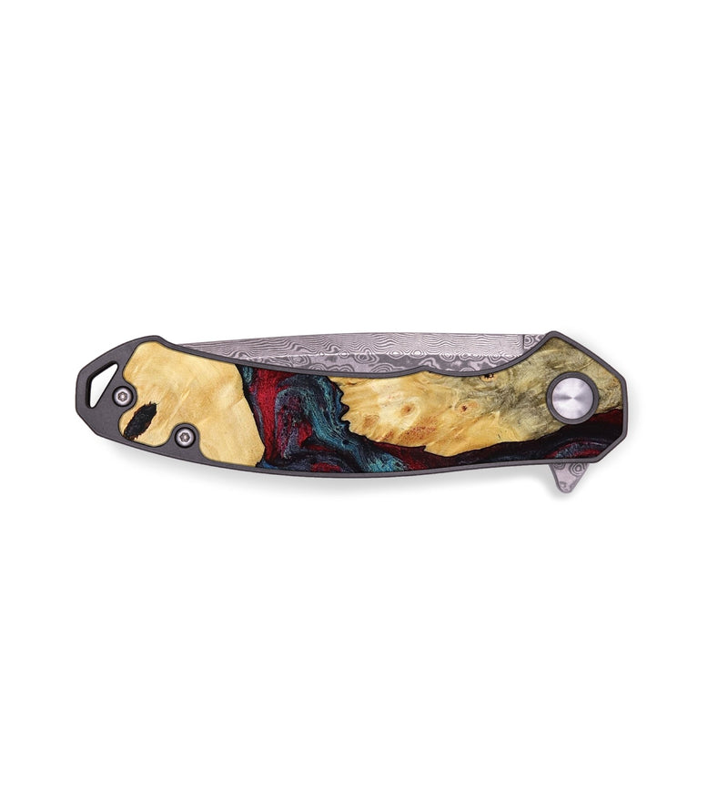 EDC Wood Pocket Knife - Novalee (Red, 803852)