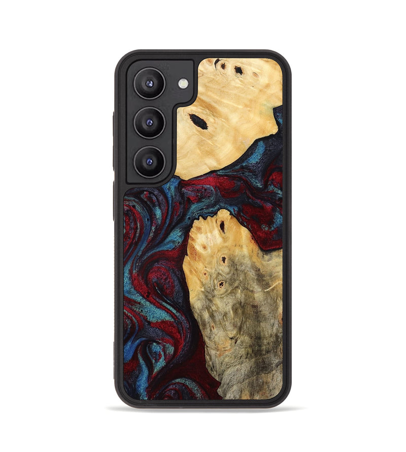 Galaxy S23 Wood Phone Case - Novalee (Red, 803852)