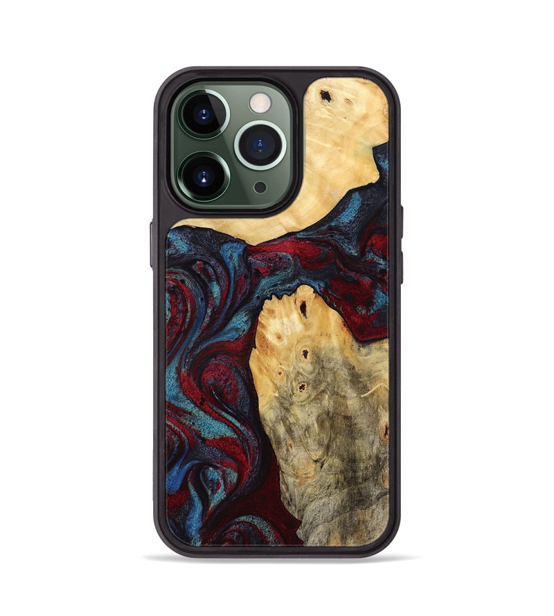 iPhone 13 Pro Wood Phone Case - Novalee (Red, 803852)