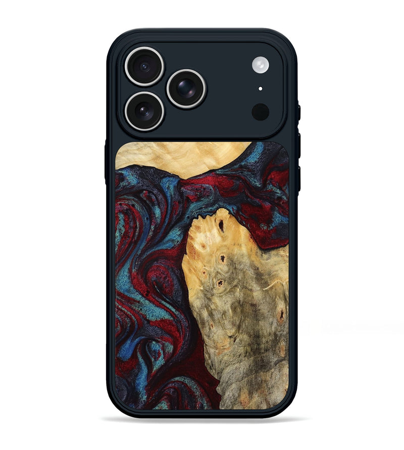 iPhone 17 Pro Max Wood Phone Case - Novalee (Red, 803852)