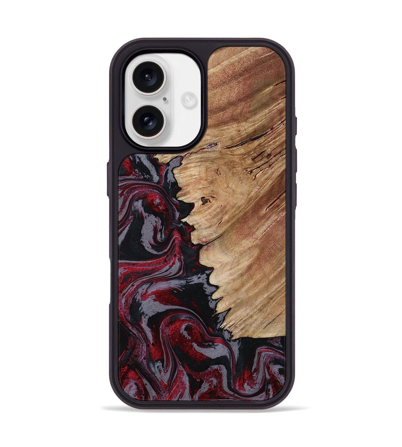 iPhone 17 Wood Phone Case - Tamika (Red, 803854)