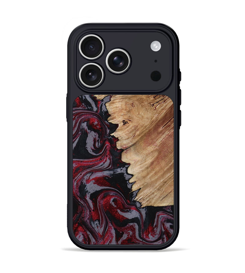iPhone 17 Pro Wood Phone Case - Tamika (Red, 803854)