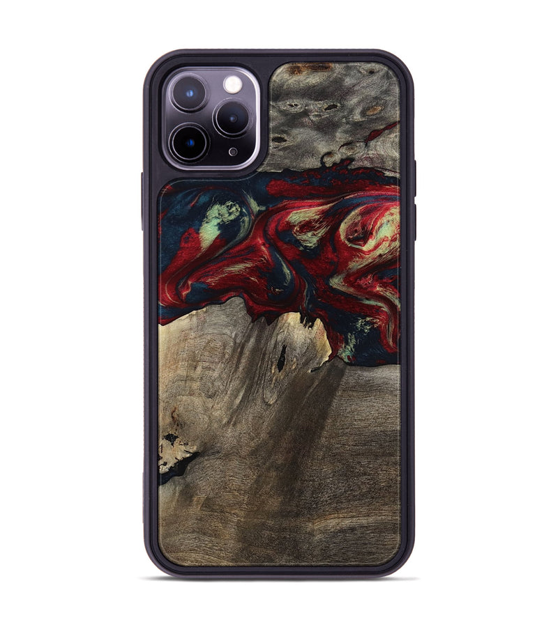 iPhone 11 Pro Max Wood Phone Case - Icie (Red, 803855)