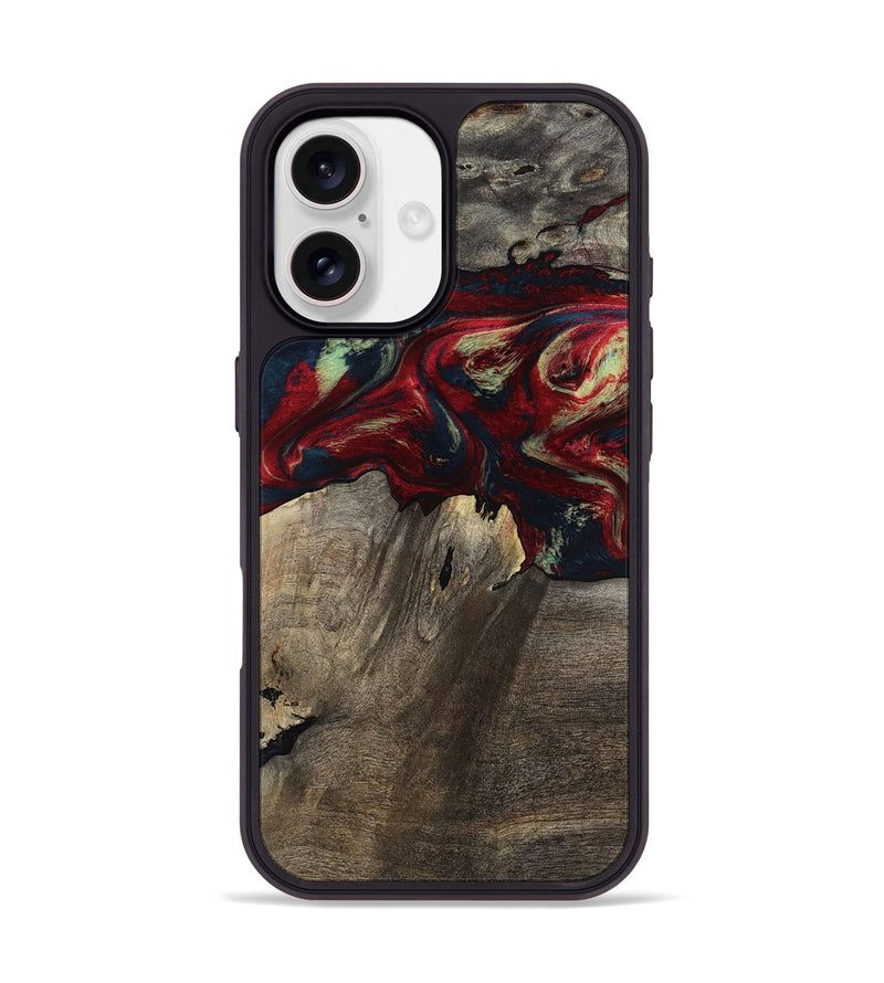 iPhone 17 Wood Phone Case - Icie (Red, 803855)