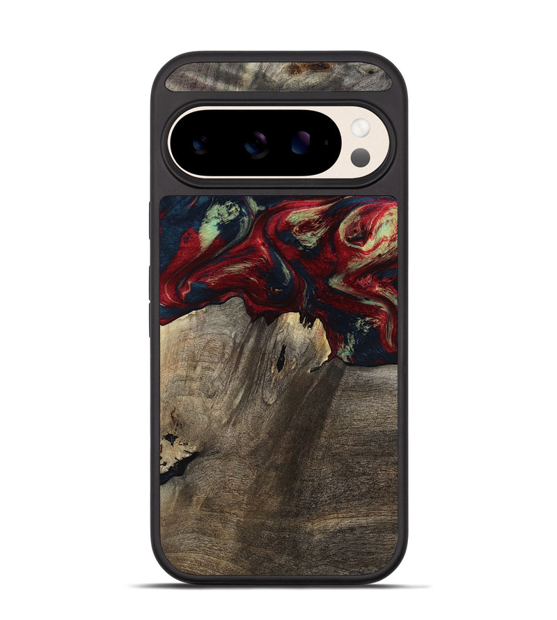 Pixel 10 Wood Phone Case - Icie (Red, 803855)