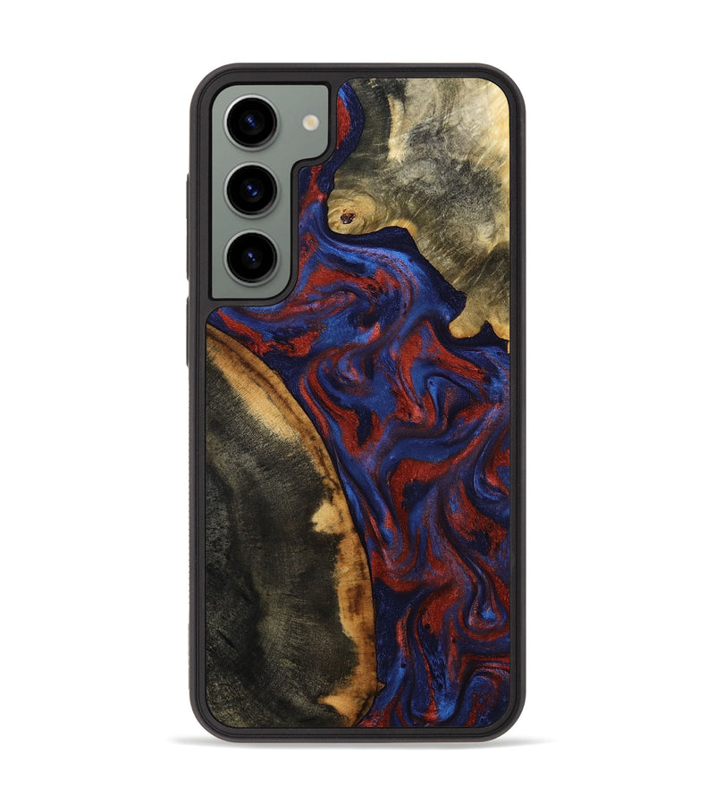 Galaxy S23 Plus Wood Phone Case - Vihaan (Red, 803856)