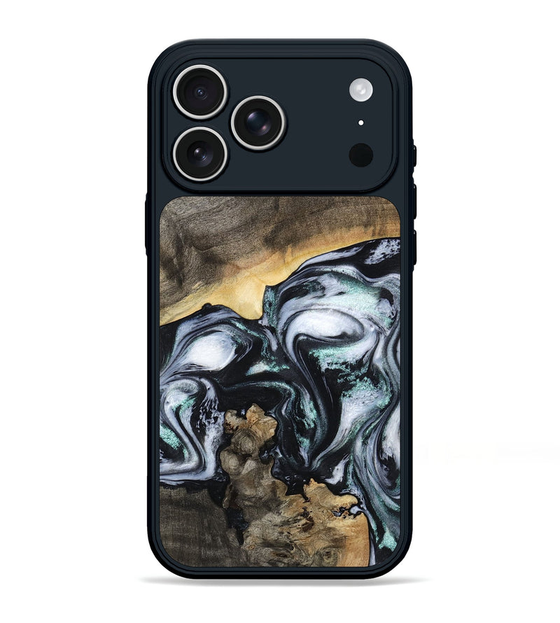 iPhone 17 Pro Max Wood Phone Case - Jackson (Black & White, 803863)