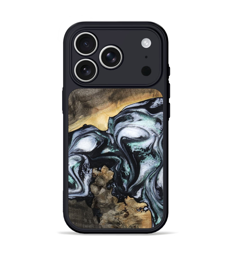 iPhone 17 Pro Wood Phone Case - Jackson (Black & White, 803863)