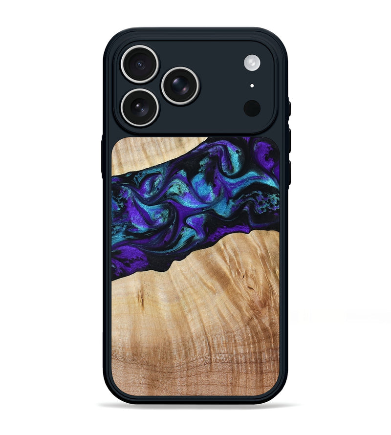 iPhone 17 Pro Max Wood Phone Case - Maxine (Purple, 803970)