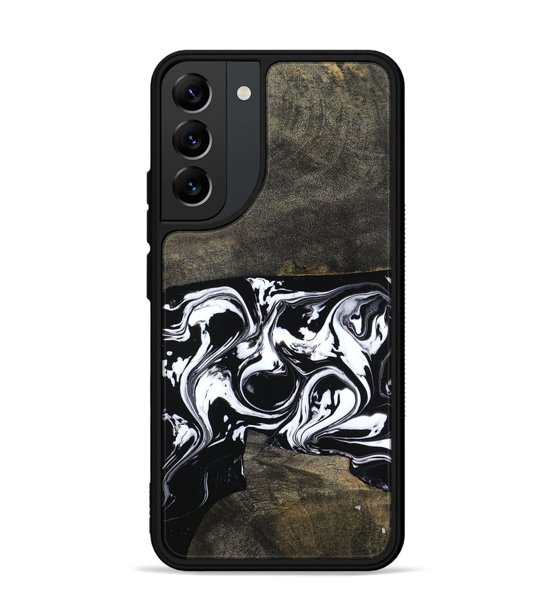 Galaxy S22 Plus Wood Phone Case - Avayah (Black & White, 803972)