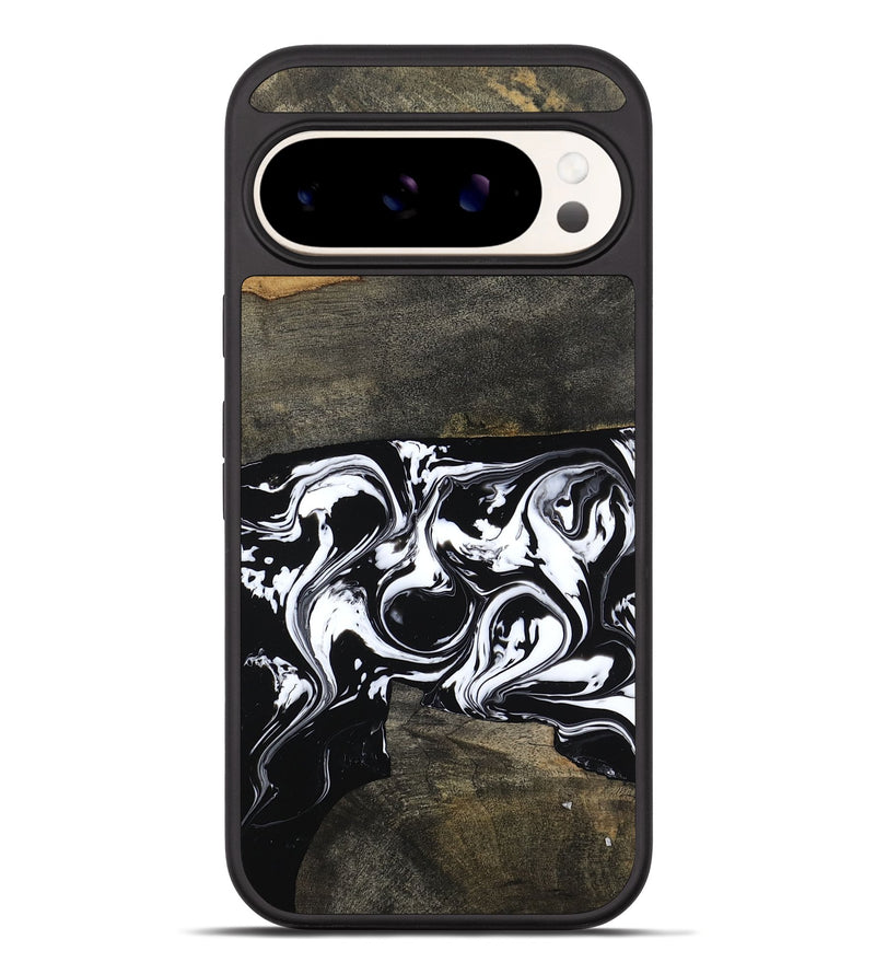 Pixel 10 Pro XL Wood Phone Case - Avayah (Black & White, 803972)