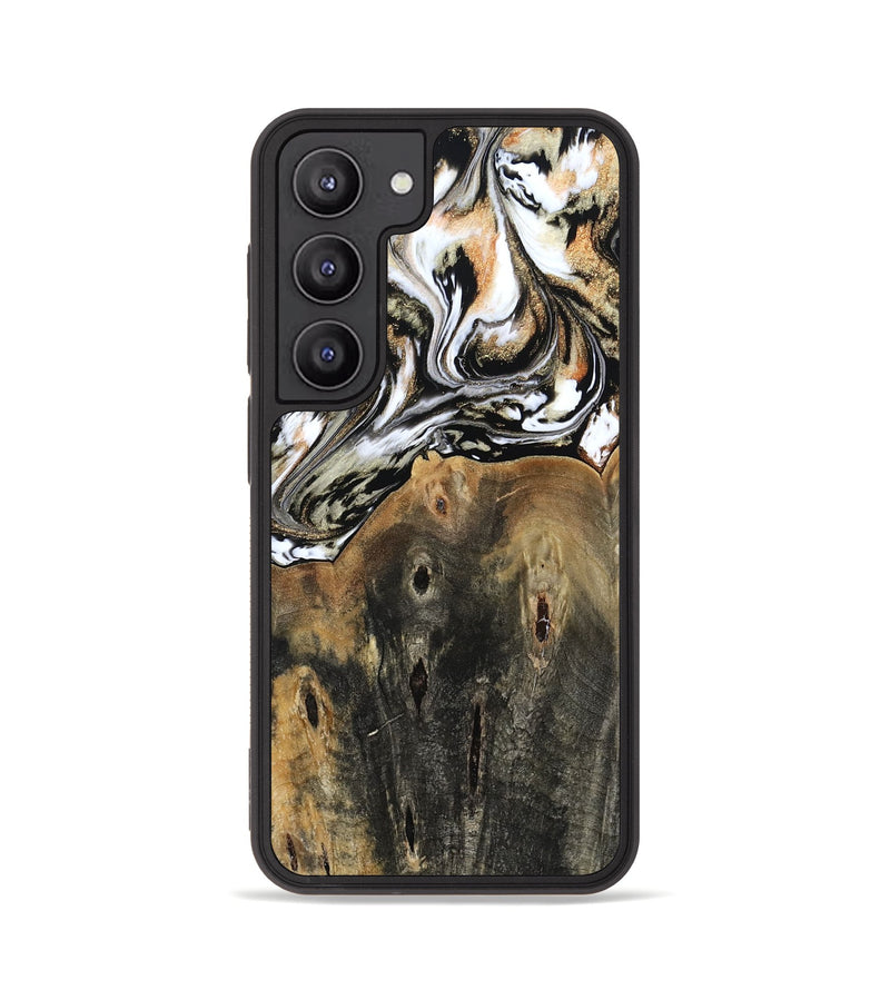 Galaxy S23 Wood Phone Case - Sarahi (Black & White, 803973)