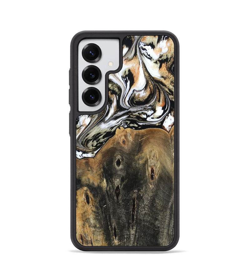 Galaxy S25 Wood Phone Case - Sarahi (Black & White, 803973)