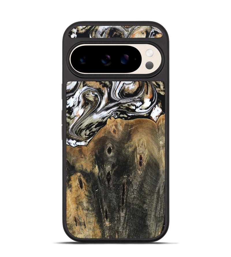Pixel 10 Wood Phone Case - Sarahi (Black & White, 803973)