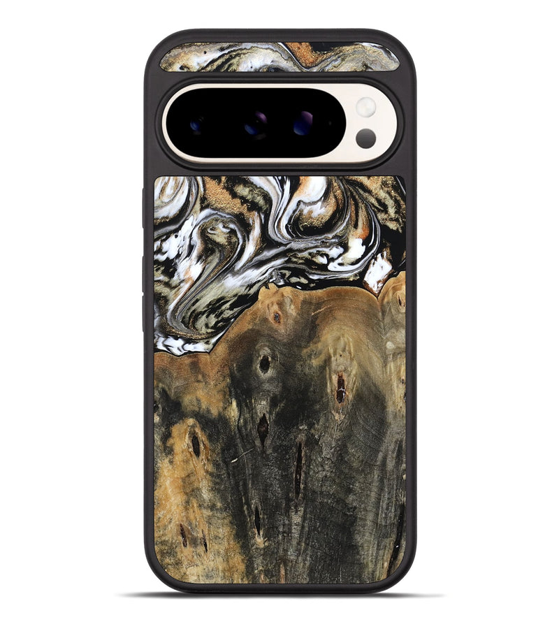 Pixel 10 Pro XL Wood Phone Case - Sarahi (Black & White, 803973)
