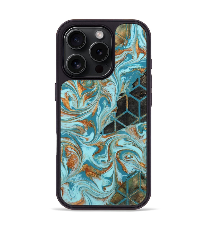 iPhone 16 Pro Wood Phone Case - Ignacio (Pattern, 803980)