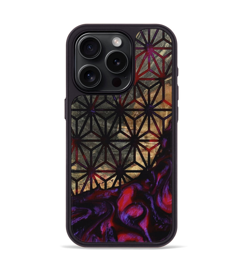 iPhone 15 Pro Wood Phone Case - Justina (Pattern, 803983)