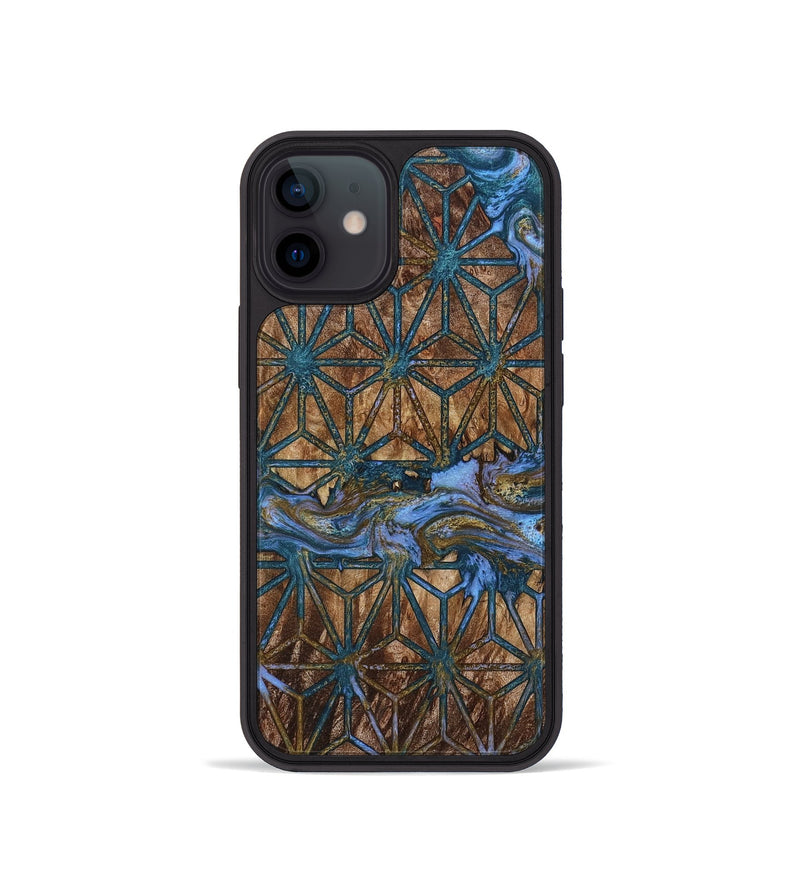 iPhone 12 mini Wood Phone Case - Sarina (Pattern, 803985)