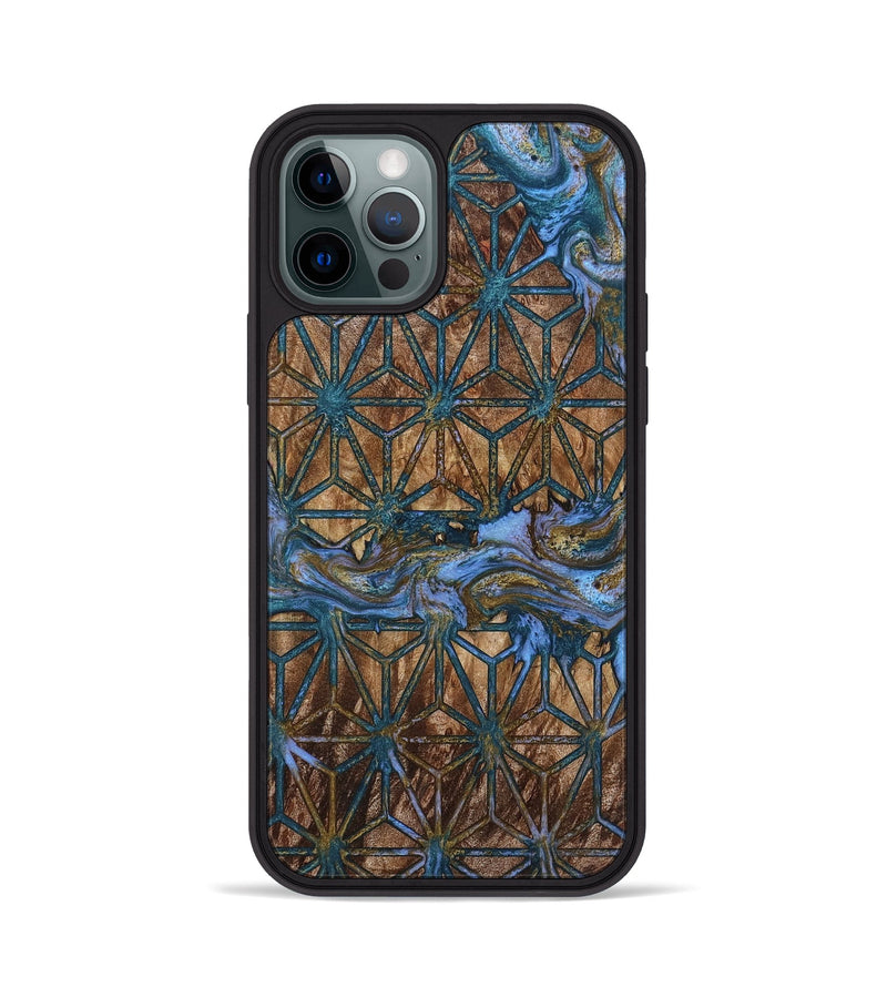iPhone 12 Pro Wood Phone Case - Sarina (Pattern, 803985)