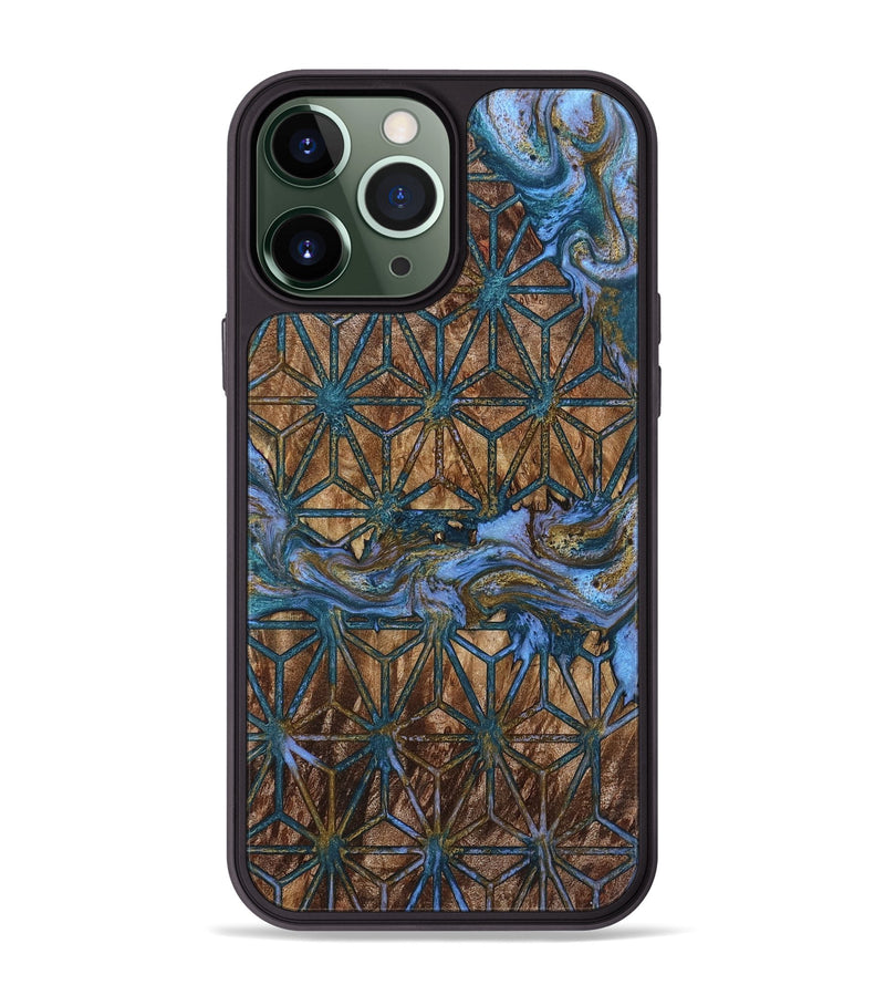 iPhone 13 Pro Max Wood Phone Case - Sarina (Pattern, 803985)