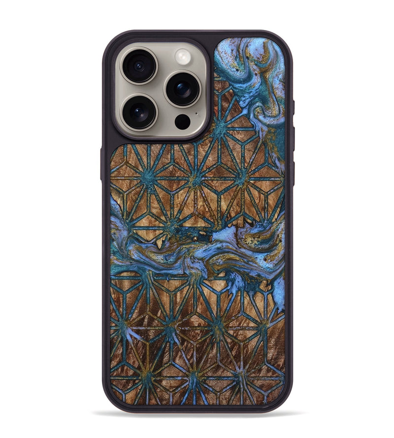 iPhone 15 Pro Max Wood Phone Case - Sarina (Pattern, 803985)