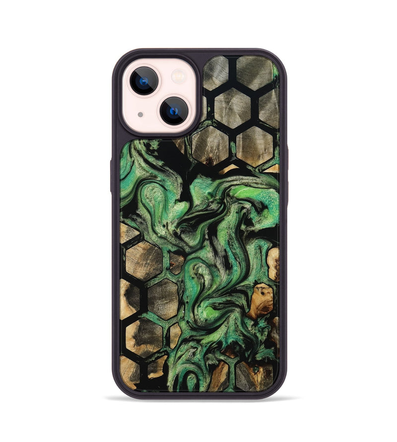 iPhone 14 Wood Phone Case - Gage (Pattern, 803991)